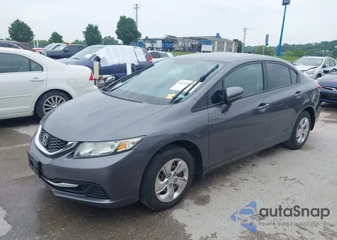 2014 Honda Civic Lx from USA, damaged, VIN 19XFB2F58EE013659
